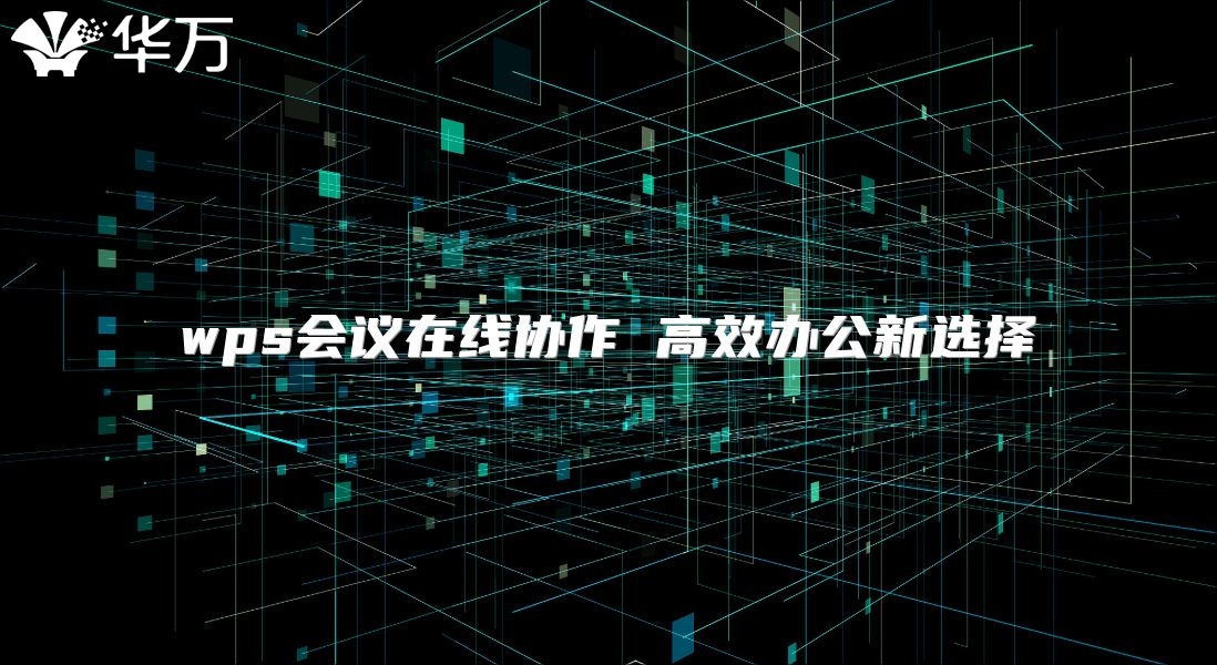 wps會議在線協(xié)作 高效辦公新選擇