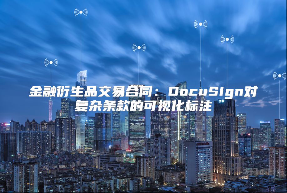 金融衍生品交易合同：DocuSign對復(fù)雜條款的可視化標注