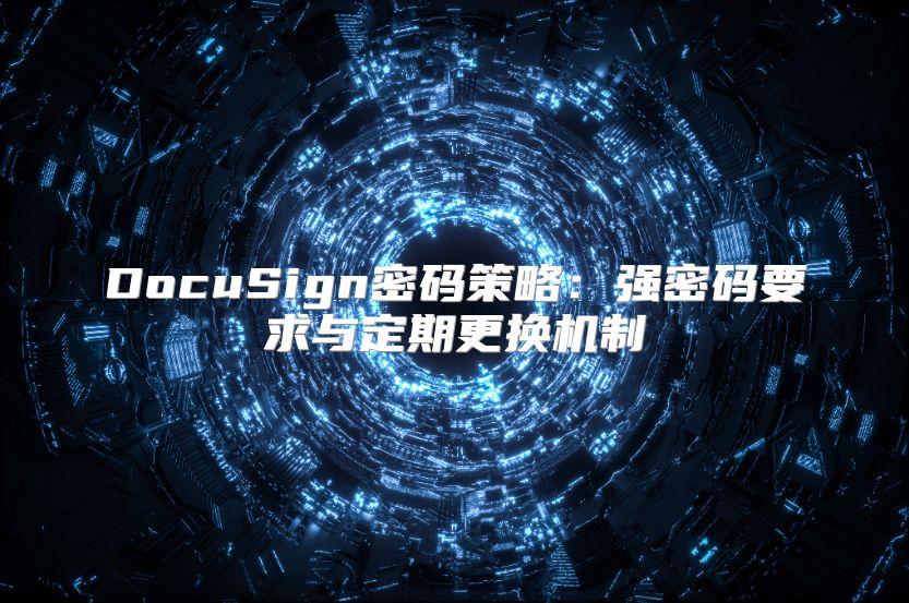 DocuSign密碼策略：強密碼要求與定期更換機制